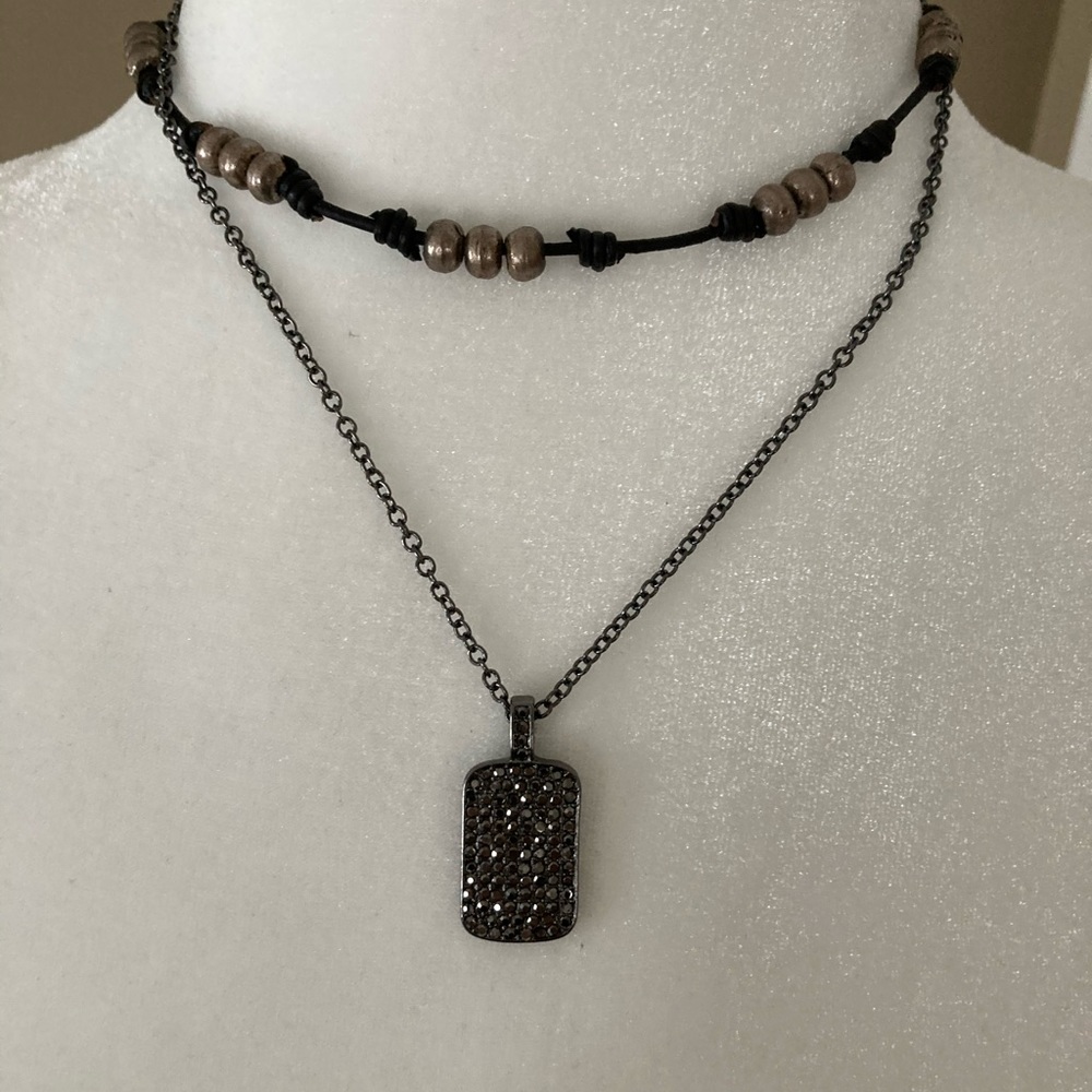 Layering necklaces